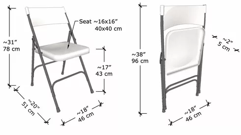 How Tall Is A Folding Chair Open Backyard